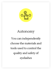 Autonomy of DIY eyelashes | weora