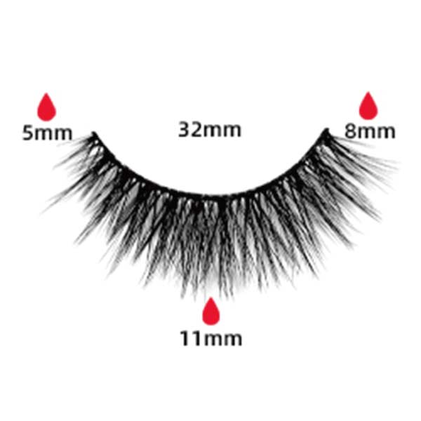 magnetic eyelashes CX-HX3-SERIES-DH14-10 | WEORA