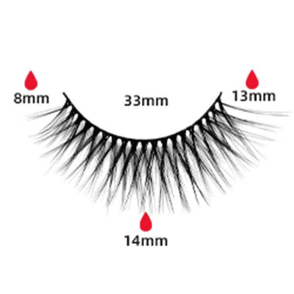 magnetic eyelashes CX-HX3-SERIES-DH14-11 | WEORA