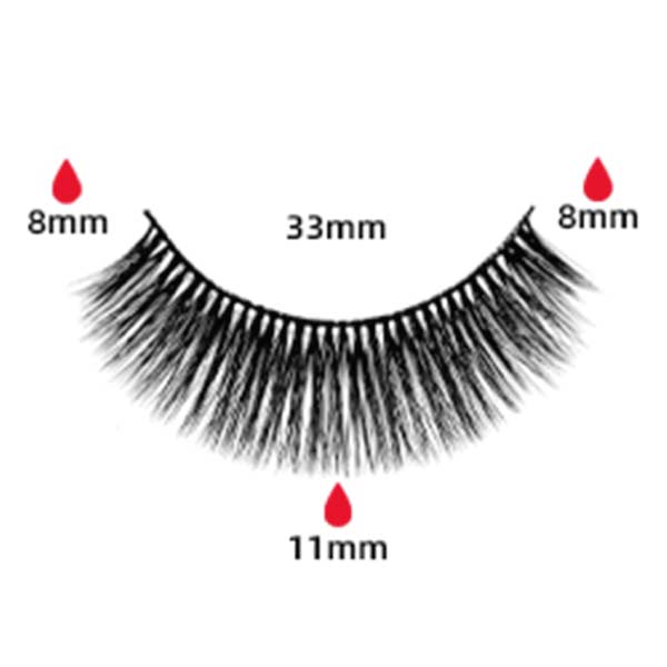 magnetic eyelashes CX-HX3-SERIES-DH14-12 | WEORA
