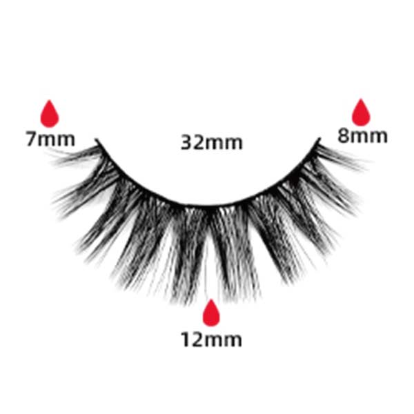 magnetic eyelashes CX-HX3-SERIES-DH14-14 | WEORA