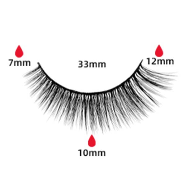 magnetic eyelashes CX-HX3-SERIES-DH14-17 | WEORA
