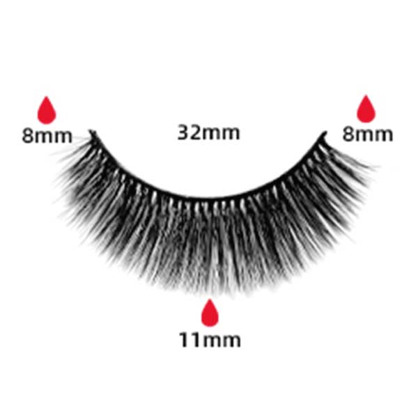 magnetic eyelashes CX-HX3-SERIES-DH14-25 | WEORA