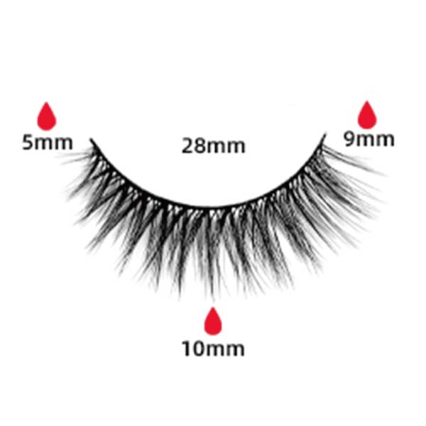 magnetic eyelashes CX-HX3-SERIES-DH14-26 | WEORA