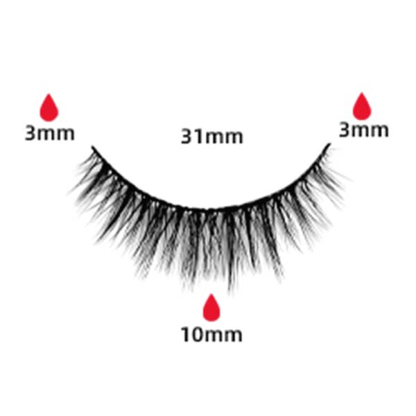 magnetic eyelashes CX-HX3-SERIES-DH14-41 | WEORA