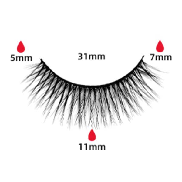 magnetic eyelashes CX-HX3-SERIES-DH14-49 | WEORA