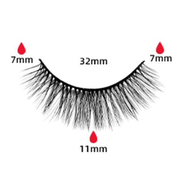 magnetic eyelashes CX-HX3-SERIES-DH14-53 | WEORA