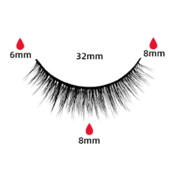 magnetic eyelashes CX-HX3-SERIES-DH14-74 | WEORA