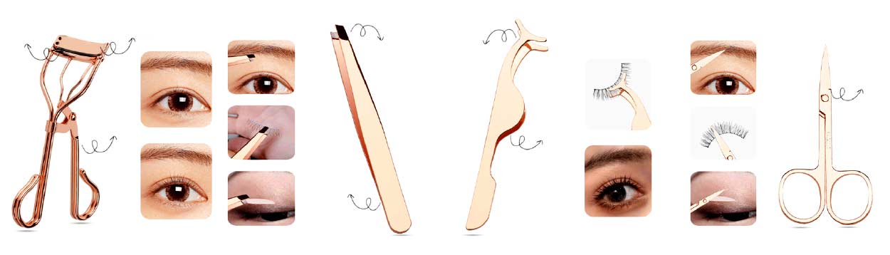 Eyelash Styling Tools Usage steps | WEORA