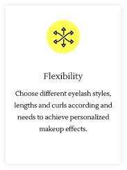 The use of eyelashes is flexible and varied | weora