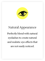 weora false eyelashes have a natural look | weora