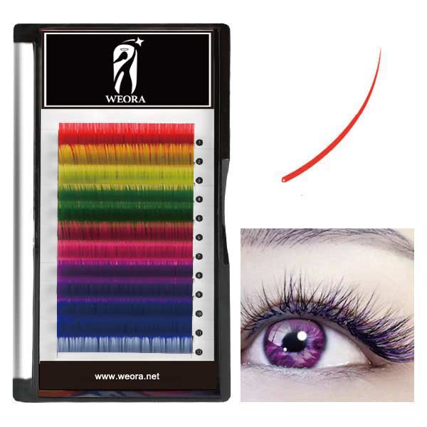 SOLID COLOR SINGLE ROUND HAIR FALSE EYELASHES | weora