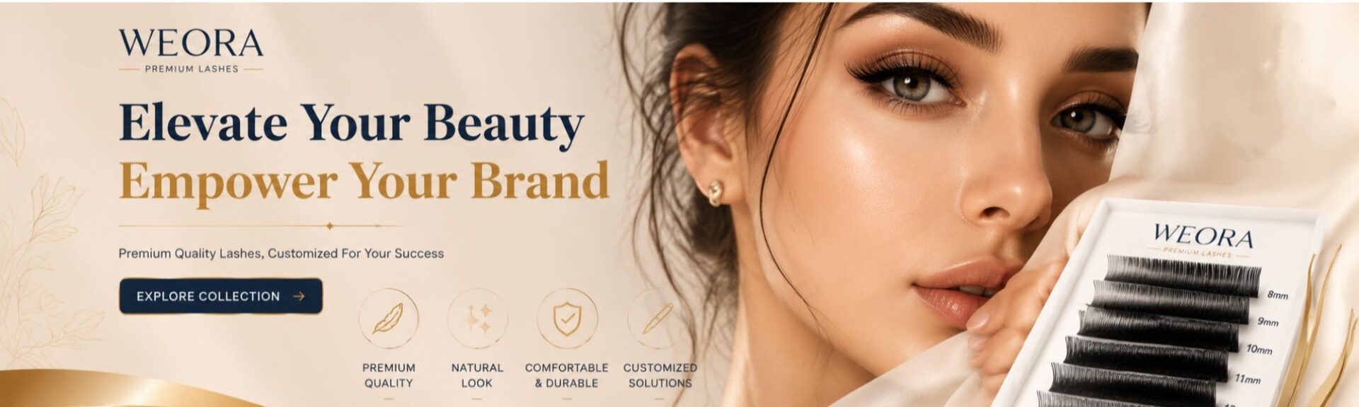 OEM eyelash manufacturer helping beauty brands create custom lashes