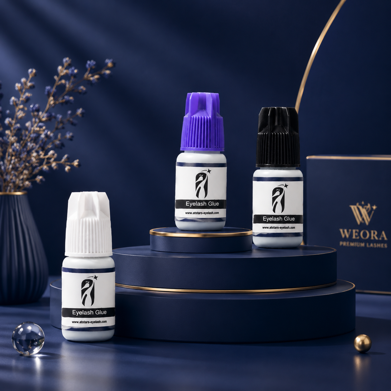 Professional lash glue manufacturer for private label beauty brands