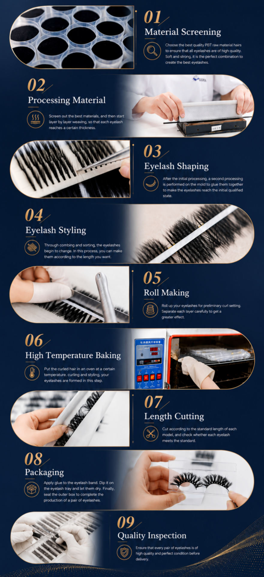 WEORA private label eyelash manufacturer for custom lash brands