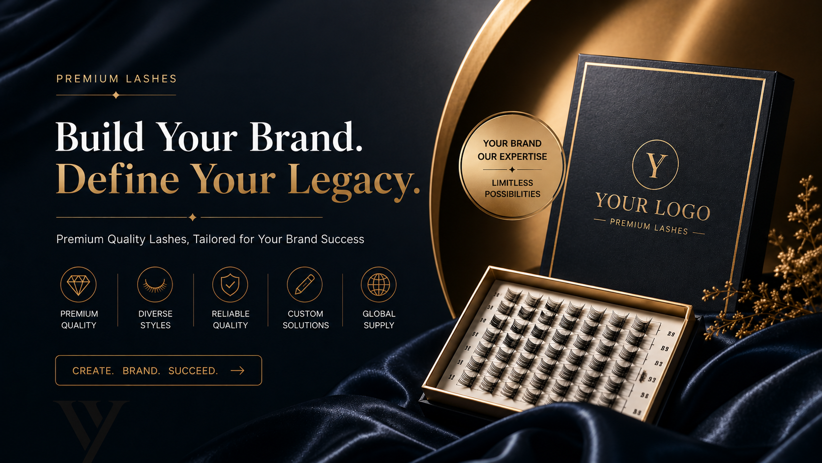 WEORA eyelash manufacturer helping clients create private label lash brands with OEM customization services