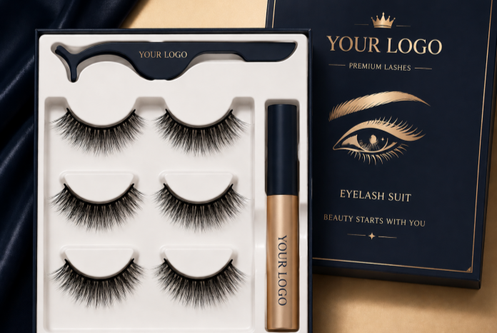Private label DIY lash kit with custom packaging by WEORA