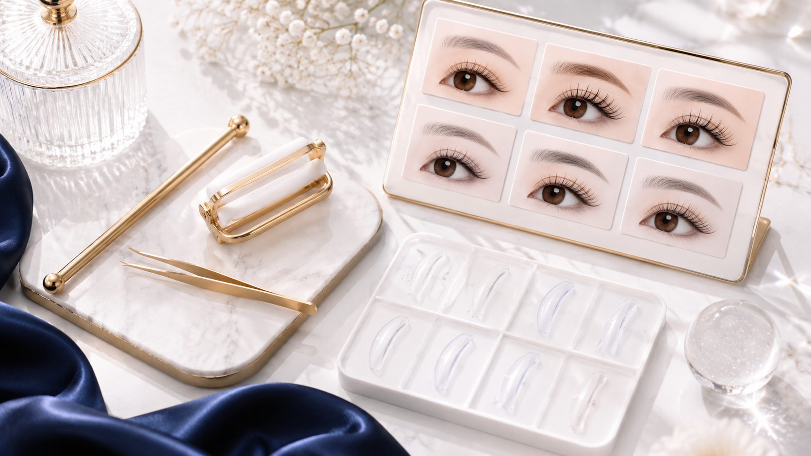 Professional eyelash manufacturing process at WEORA factory