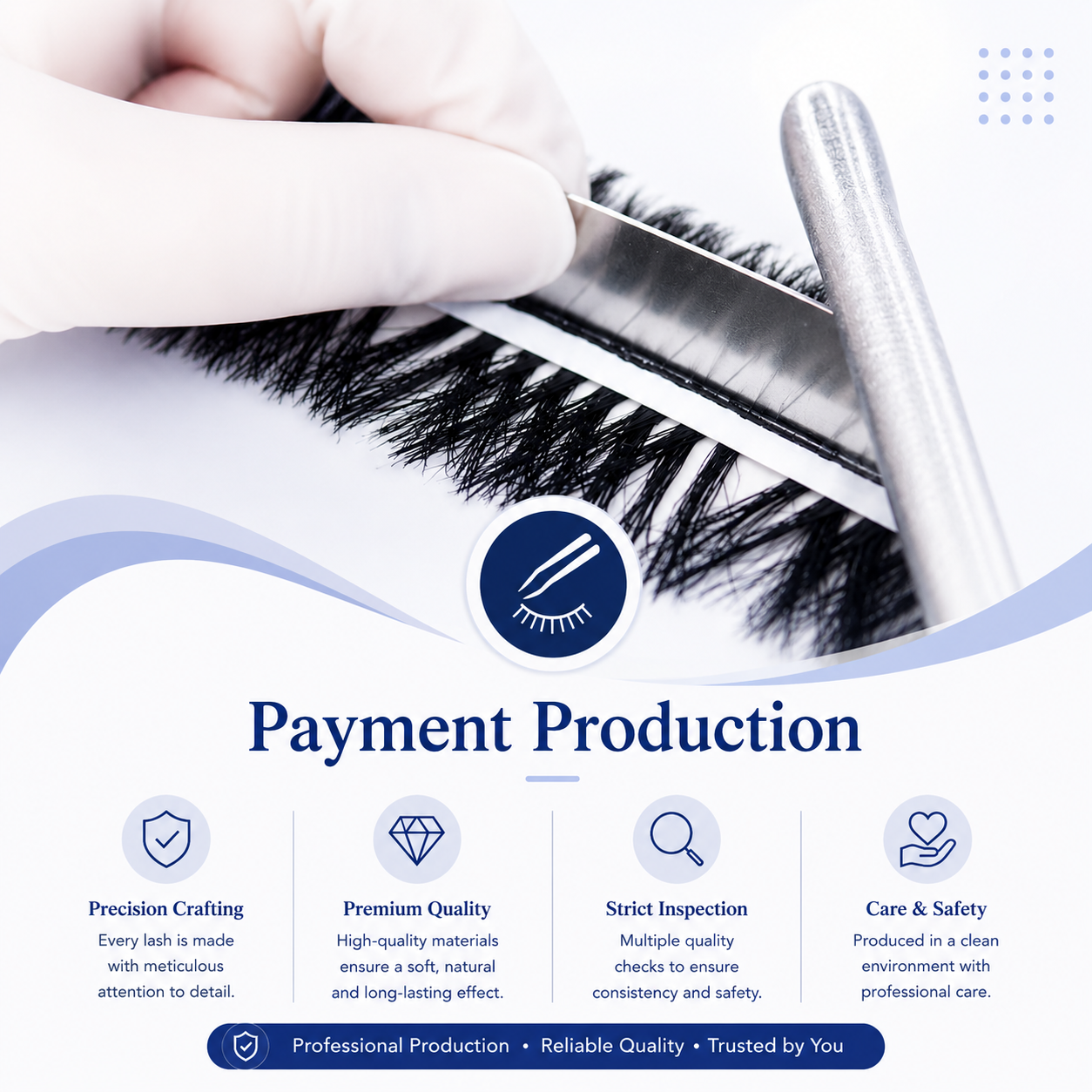 Private label DIY lash kit with custom packaging by WEORA